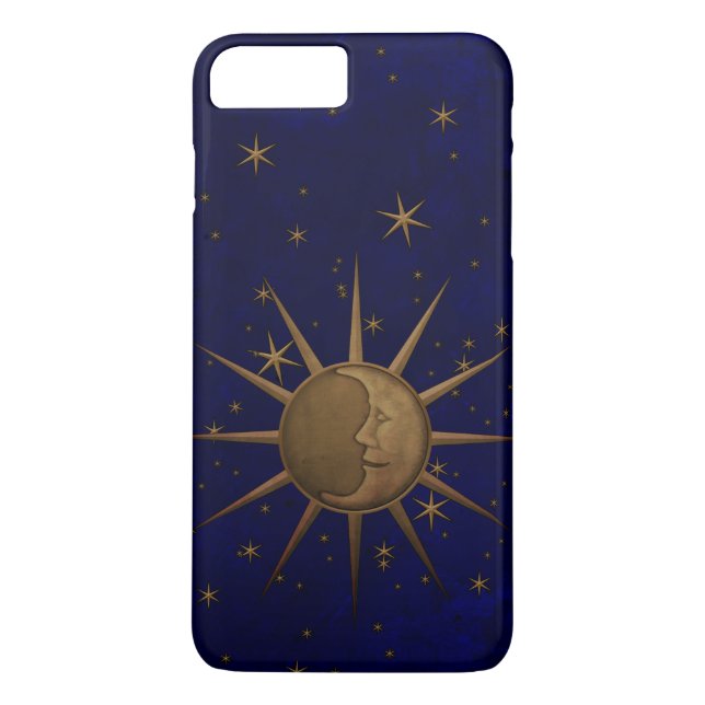 Celestial Sun Moon Stars Night Sky Eclipse Case-Mate iPhone Case (Back)