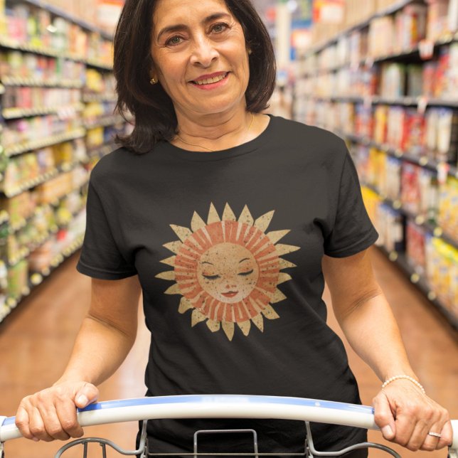 Celestial sun shirt, Boho sun shirt for women (Creator Uploaded)