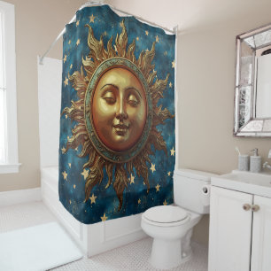 Celestial Sun  Shower Curtain