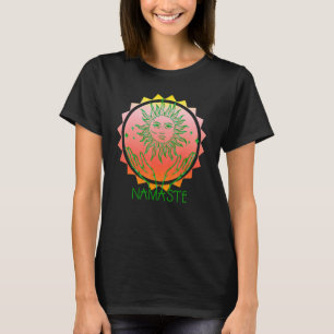 Celestial Suns Namaste With Hands T-Shirt