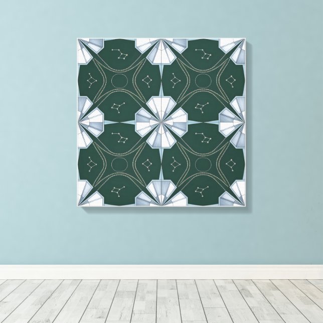 Celestial Symphony Canvas Print (Insitu(Wood Floor))