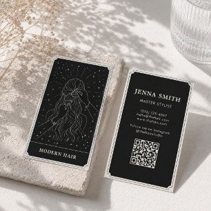 Celestial Tarot Card Hairstyling Hands Beauty