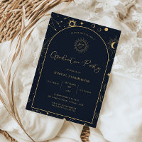 Celestial Tarot Elements Starsign Graduation Party