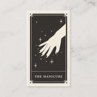Celestial Tarot Nail Technician Business card