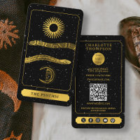 Celestial Tarot Reader Gold Snakes Psychic