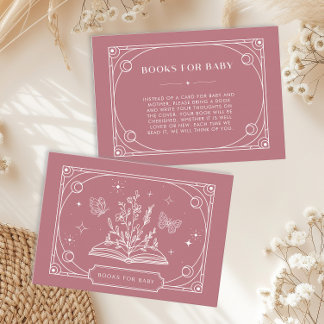 Celestial Tarot Rose Books for Baby Enclosure Card