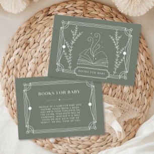 Celestial Tarot Sage Books for Baby Enclosure Card