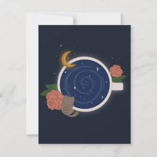 Celestial Tea cup Thank You Card