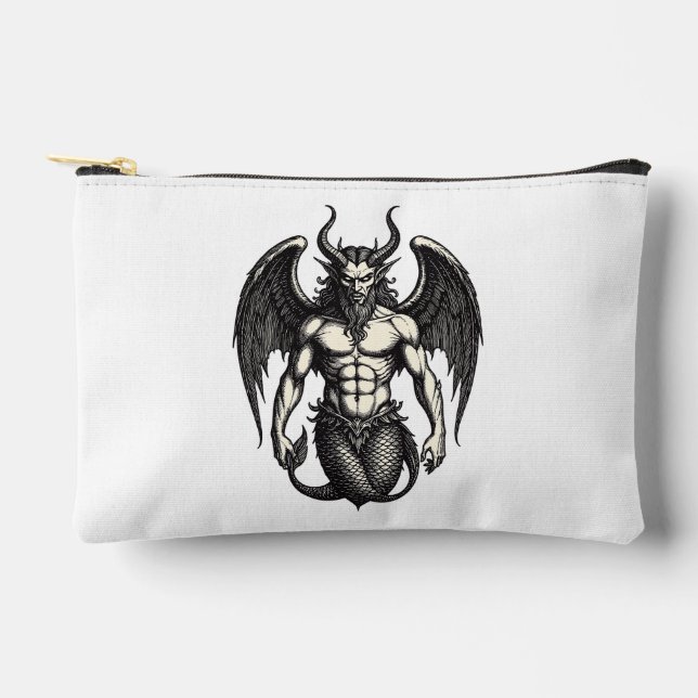 Celestial Tide Crocell Demon Illustration Accessory Pouch (Front)