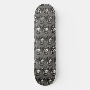 Celestial Tide Crocell Demon Illustration Skateboard