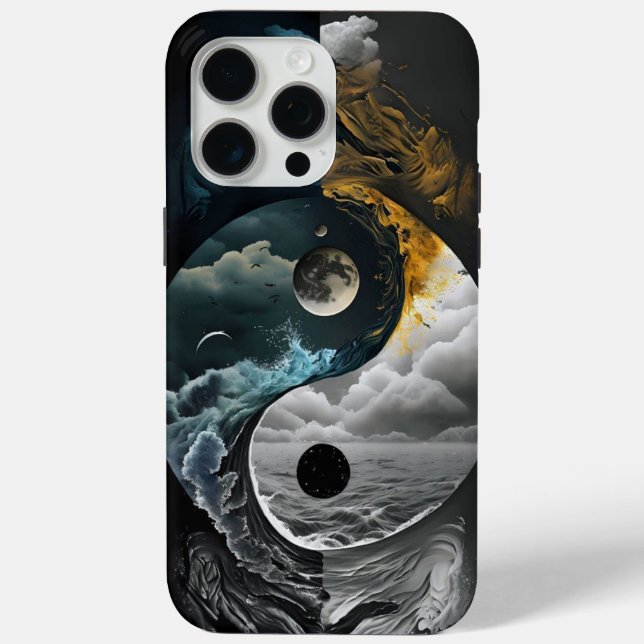 Celestial Tides  phone case  (Back)