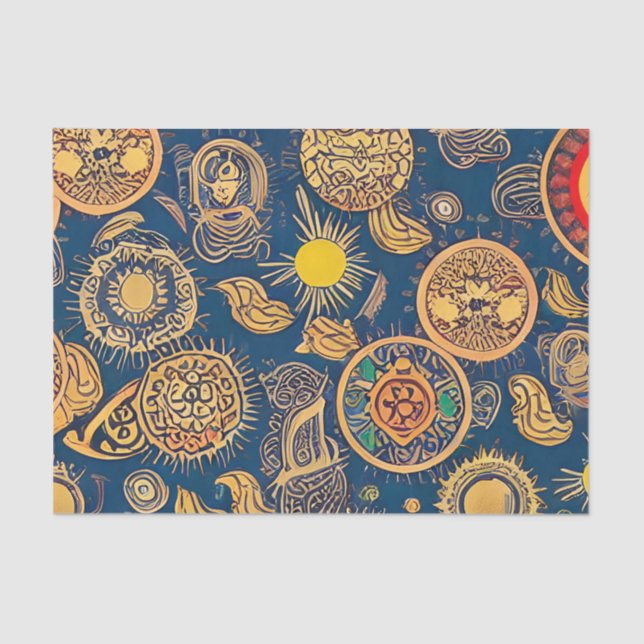 Celestial  tissue paper (Front)