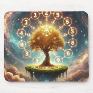 Celestial Tree of Life Mouse Mat