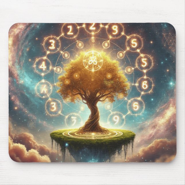 Celestial Tree of Life Mouse Mat (Front)
