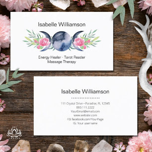 Celestial Triple Moon Goddess Metaphysical Mystic Business Card