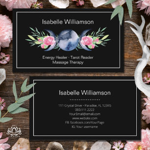 Celestial Triple Moon Goddess Metaphysical Mystic Business Card