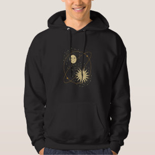 Celestial Tropics Sun And Moon Hoodie