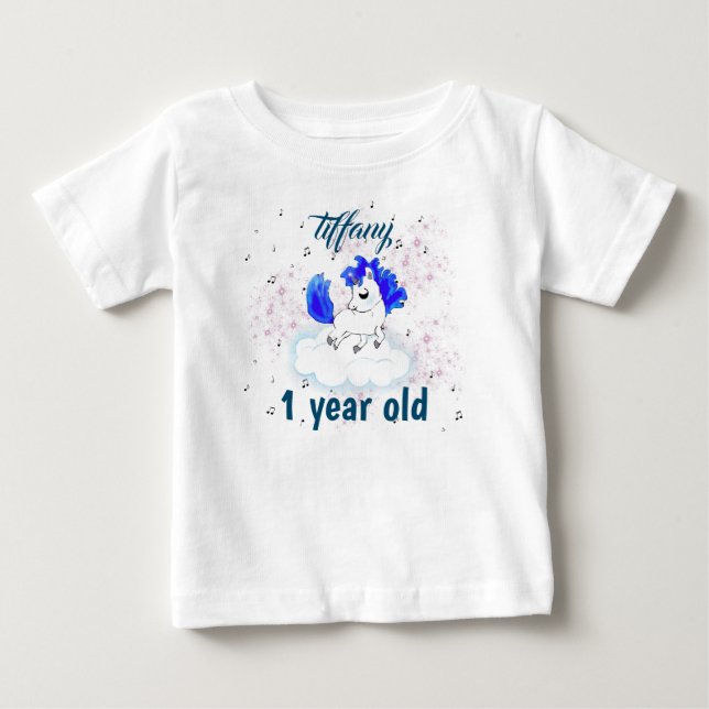 Celestial Unicorn Baby T-Shirt (Front)