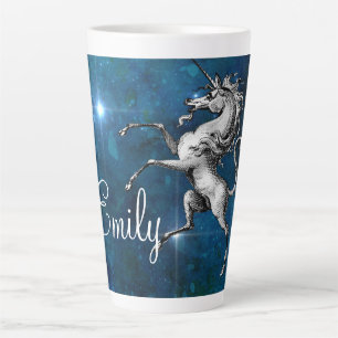 Celestial Unicorn Customisable Latte Mug