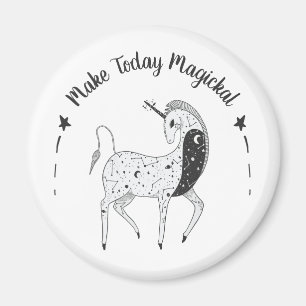 Celestial Unicorn Make Today Magickal Quote Magnet
