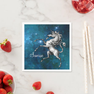 Celestial Unicorn Napkin