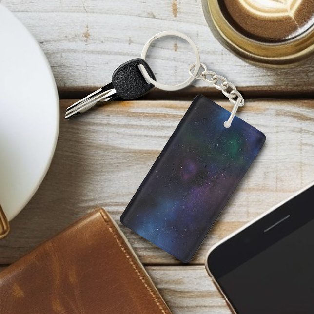 Celestial Veil Nebula Galaxy Starfield Cosmic Key Ring (Creator Uploaded)