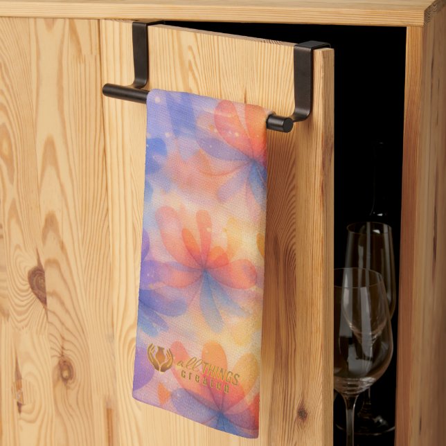 Celestial Veil Tea Towel (Thirds Fold)
