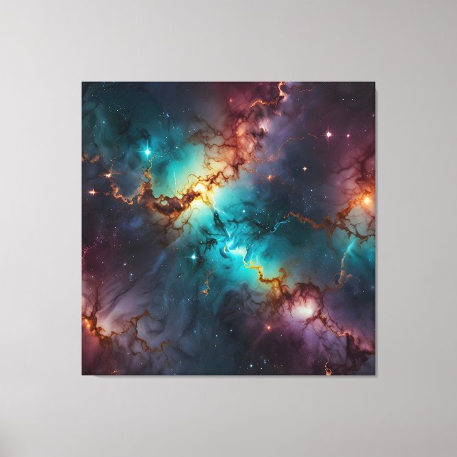 Celestial Veins Canvas Print (Front)