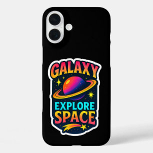 Celestial Vibes in Electric Orbit iPhone 16 Plus Case