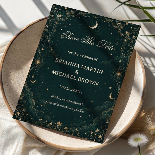 Celestial Vintage Romantic Cosmic Save The Date (Creator Uploaded)