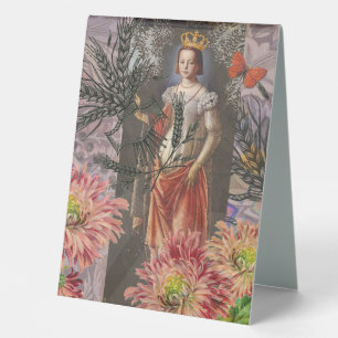Celestial Virgo Goddess Collage: Vintage Celestial