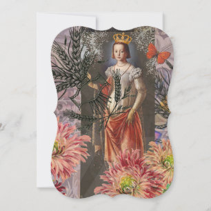 Celestial Virgo Goddess Collage: Vintage Celestial