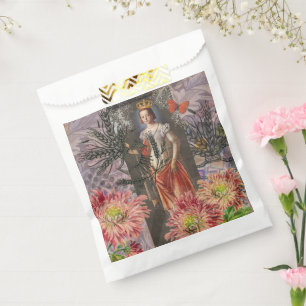 Celestial Virgo Goddess Collage: Vintage Celestial Favour Bags