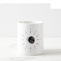Celestial Watercolor Mug - Mono & Silver