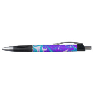 Celestial Waves: The Blue White and Purple Marble
