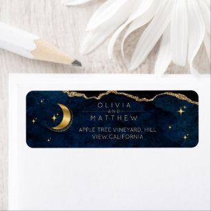Celestial Wedding Blue and Gold Photo Wedding 