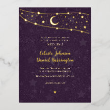 Celestial Wedding Fancy Gold Deep Purple