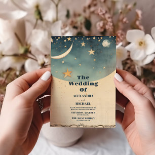 Celestial Wedding  Invitation