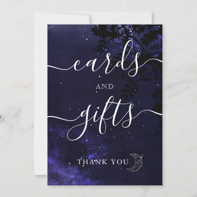 Celestial Wedding Theme Cards and Gifts (5x7) (Front)