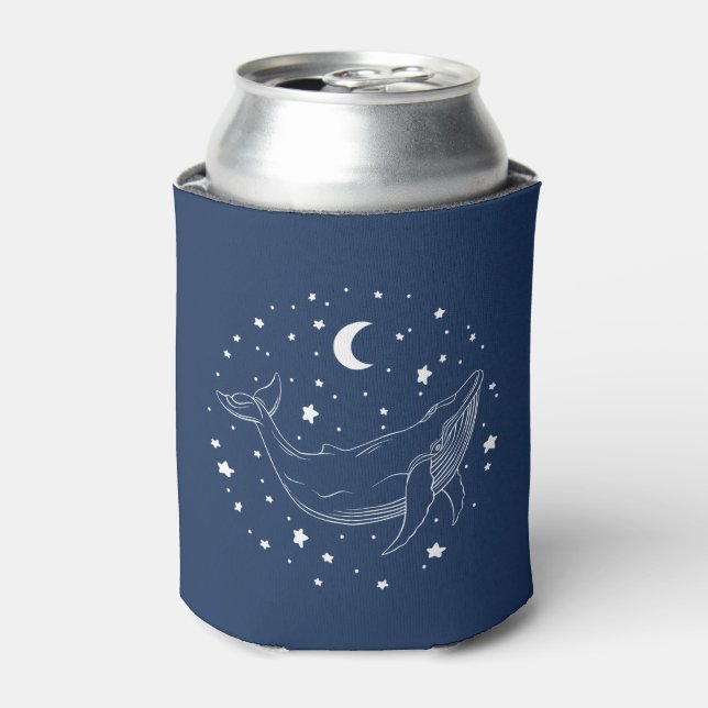 Celestial Whale Can Cooler (Can Front)