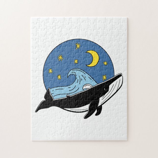 Celestial Whale Jigsaw Puzzle (Vertical)