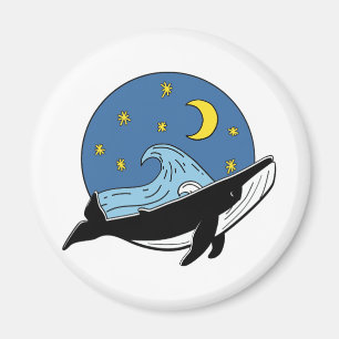 Celestial Whale  Magnet