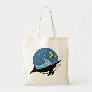 Celestial Whale Tote Bag