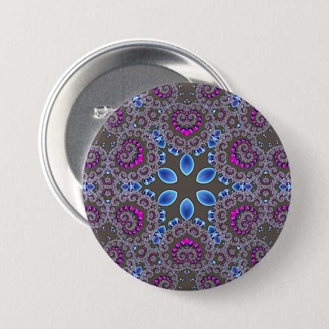 Celestial Whirl 7.5 Cm Round Badge (Front & Back)