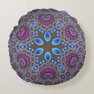 Celestial Whirl Round Cushion