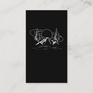 Celestial Wilderness Mountains Landscape Forest Business Card