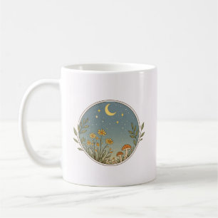 Celestial Wildflower Scene Coffee Mug