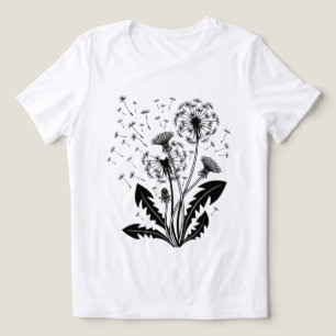 Celestial Wind Dandelion Women’s Graphic T‑Shirt Tri-Blend Shirt