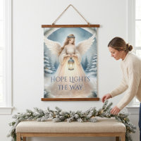 Celestial Winter Angel Lantern of Grace