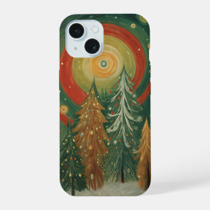 Celestial Winter Grove iPhone 15 Case